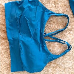 Blue Lululemon Sports Bra